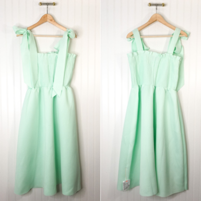 Asos Design Womens A Line Dress Green Sleeveless Smocked Stretch 12 New | eBay Asos Design Womens A Line Dress Green Sleeveless Smocked Stretch 12 New | eBay