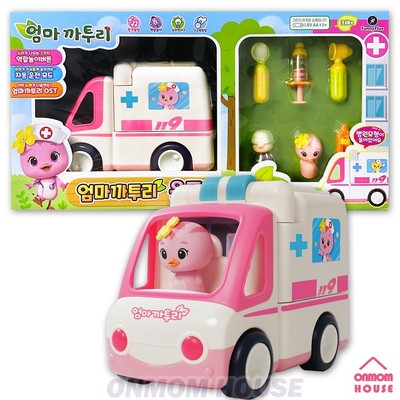 Mom Katuri Ambulance Toy with Figures, Sound and Music Korean Toys