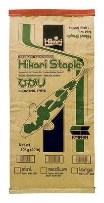 Hikari Staple, Mini Pellet, 22 lb, Koi Pond Fish Food
