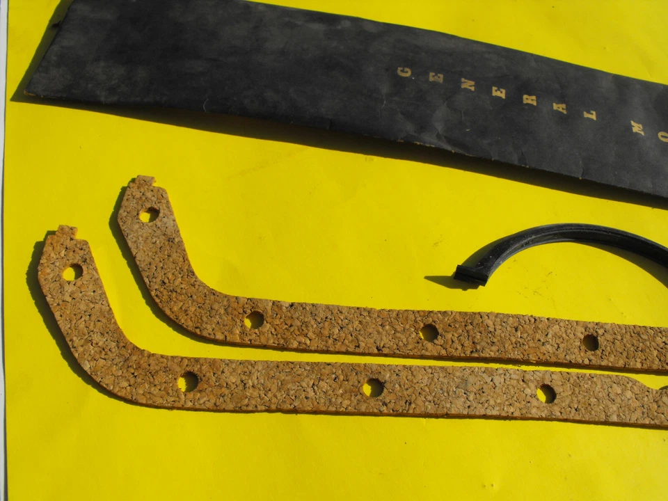 Junta de cárter de aceite nueva stock antiguo 3791198 1962 1963 1964 1965 Chevrolet Chevy II Foto 4 de 4