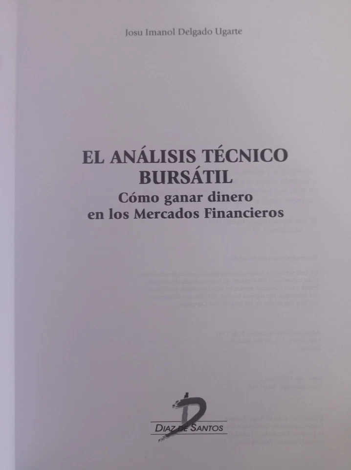 El Análisis Técnico Bursátil Josu Imanol Delgado Ugarte - Imagen 3 de 4