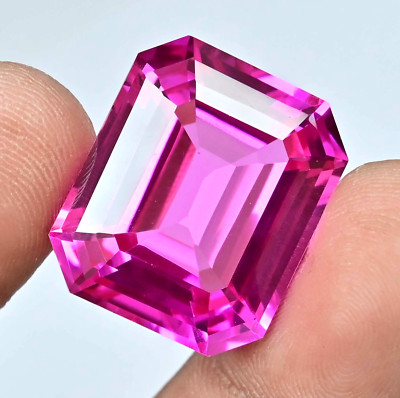 Flawless Natural Mogok Pink Ruby 38.65 Ct Certified Stunning Emerald  Gemstone