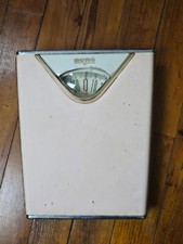 Vintage Borg Bathroom Scale Pink Stream line Design Work Great