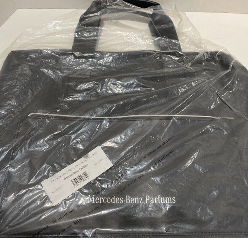Men's Mercedes Benz Sign Business Bag Mercedes-Benz Parfume Black Faux new - Picture 10 of 11