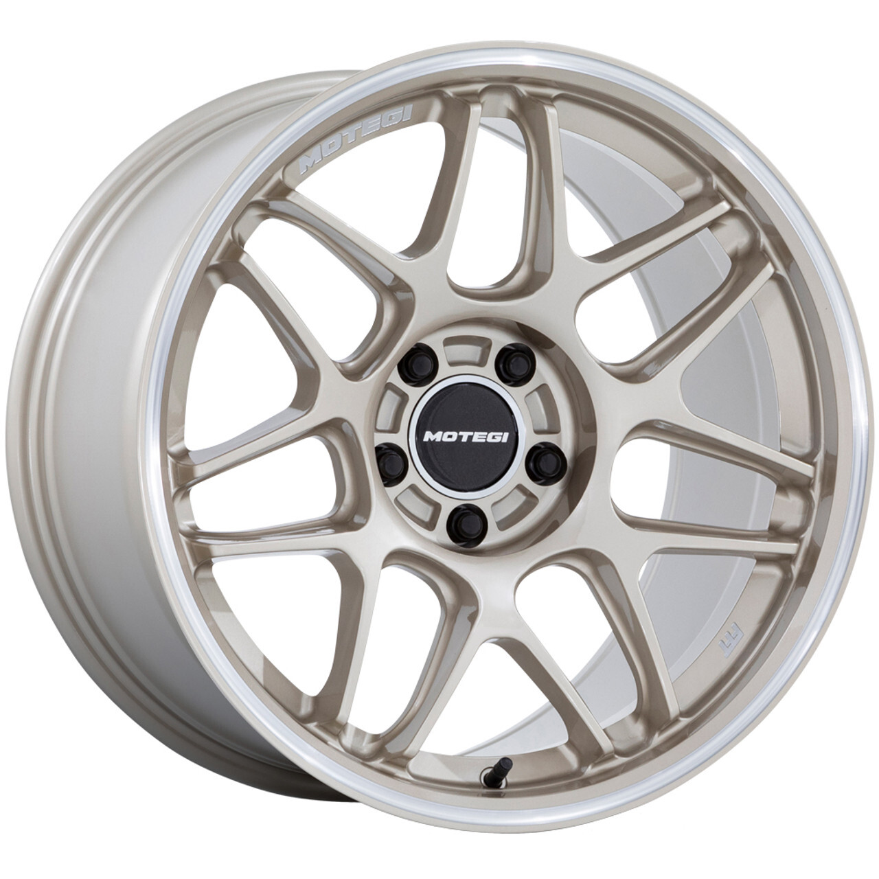 Motegi MR158 Tsubaki 18x9.5 +35F 18x10.5 +35R 5x120 Gold Wheels 4pc Set  