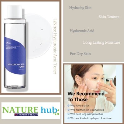 IsNtree Hyaluronic Acid Toner Refreshes & hydrates the skin 200ml 6.76 fl.oz