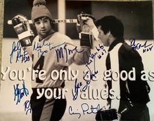 1980 USA OLYMPIC HOCKEY GOLD MEDAL 8 SIGNED 8X10 JIM CRAIG HERB BROOKS ERUZIONE!