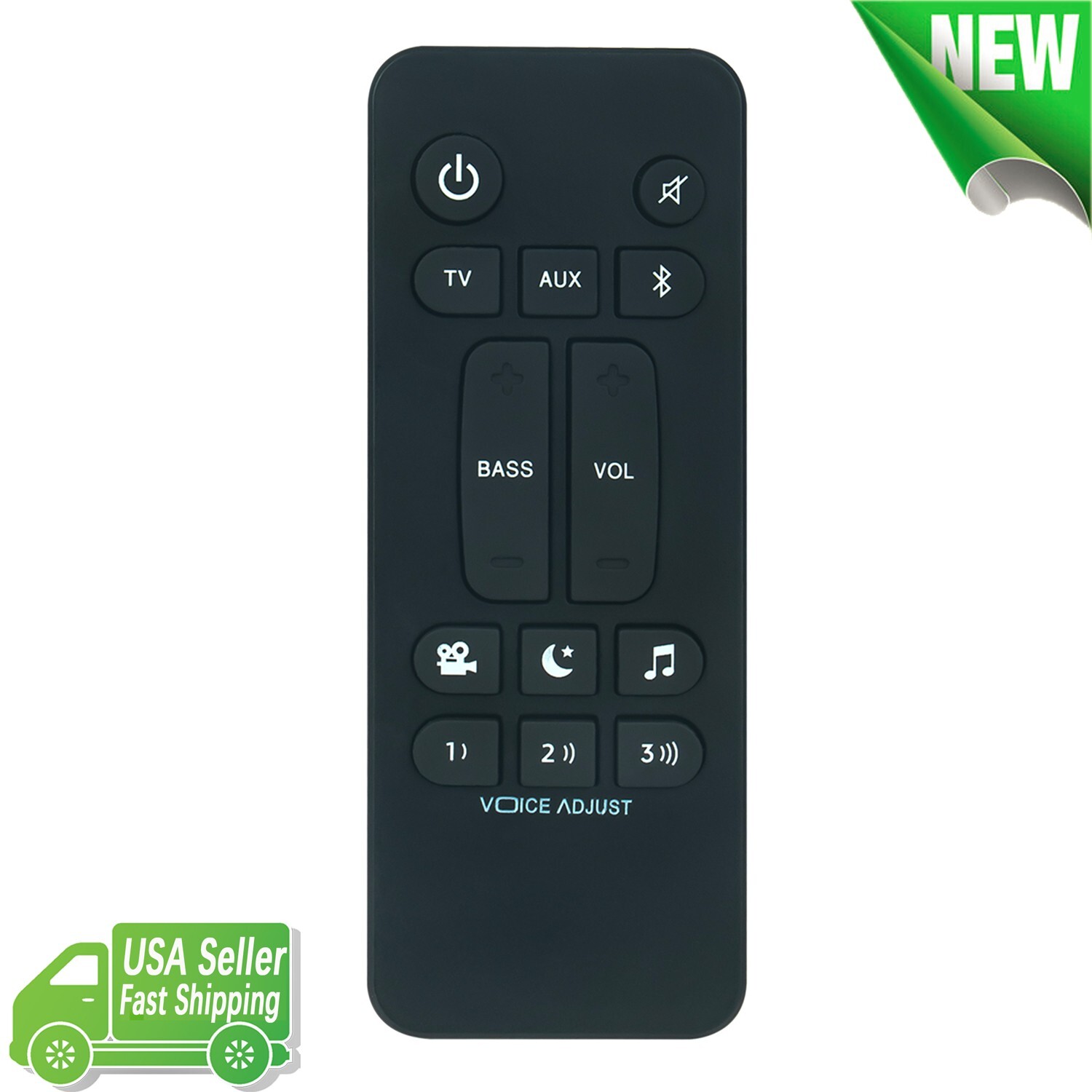New RE6214-1 RE62141 Replaced Remote for Polk Sound Bar Signa S2/S3 AM6214-A