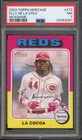2024 Topps Heritage ELLY DE LA CRUZ #473 RC Rookie Nickname SSP La Cocoa PSA 7