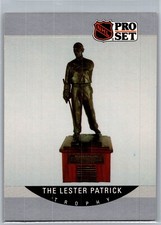 1990-91 Pro Set #385 Len Ceglarski The Lester Patrick Trophy Legend 3 Lot