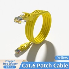 CAT6 RJ45 Ethernet Cable Router PC Network LAN Patch Lead Fast Speed Bear Copper
