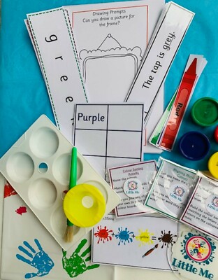 Farbige Lernkarten Kinder, Kleinkinder, Vorschule, frühe Lernressourcen Paket EYFS 