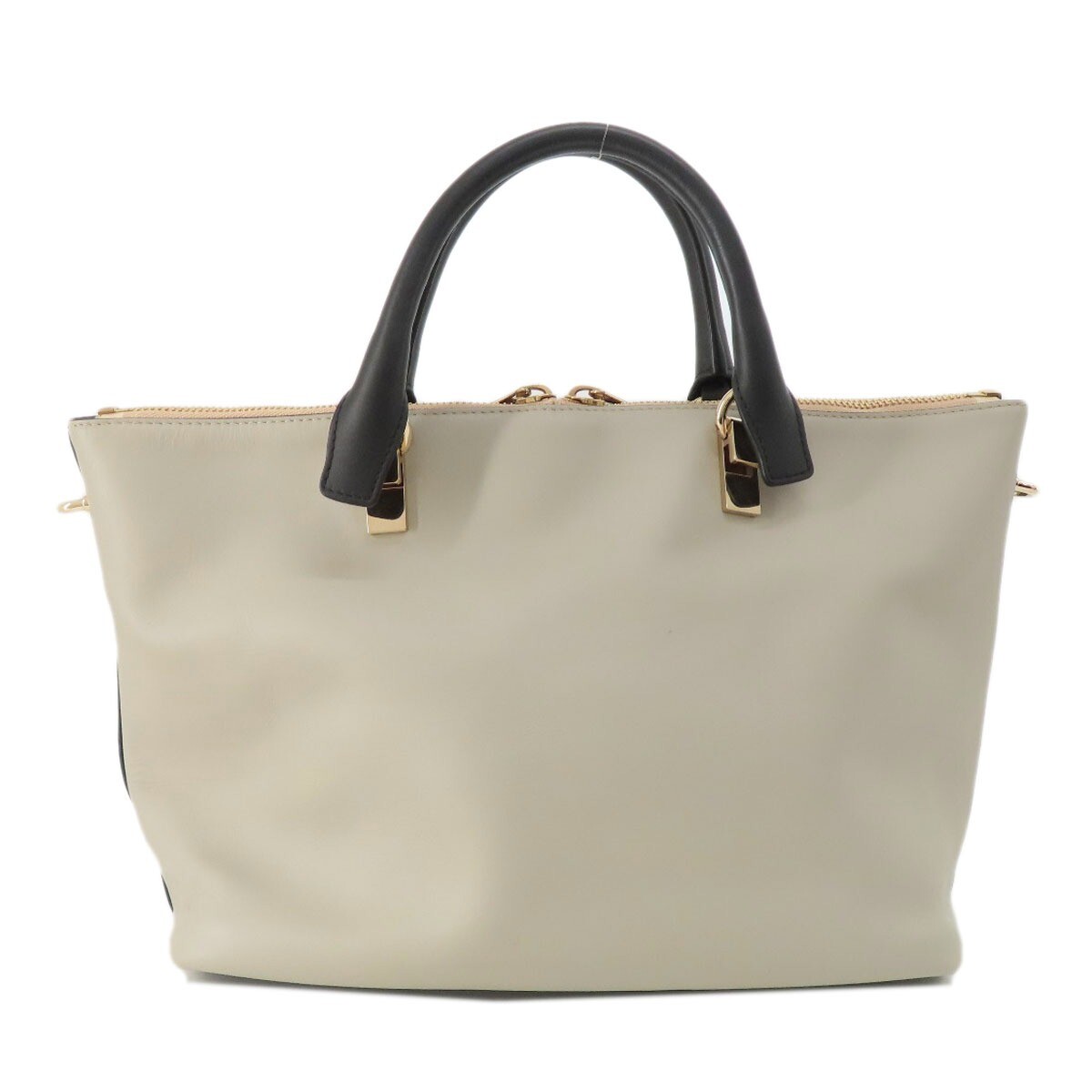 CHLOE Leather Logo Tote Bag