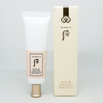 The History of Whoo Gongjinhyang Seol Radiant White Tone Up Sunscreen 50ml Cream