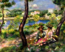 Beaulieu Painting by Pierre-Auguste Renoir 8x10" Art Print Premium Print