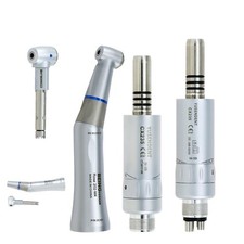 BEING Dental 1:1 Contra Angle Low Speed Handpiece fits NSK Air motor 2/4Hole 202