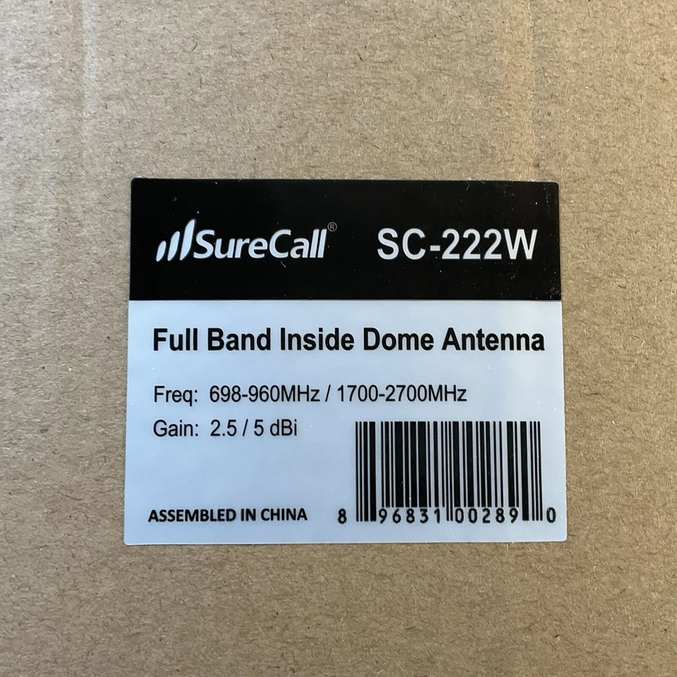 SureCall SC-222W - Full Band Indoor Ceiling Mount Dome Antenna - Image 3 of 3