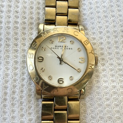 Marc Jacobs Amy MBM3056 Women's Gold Tone Stainless Steel