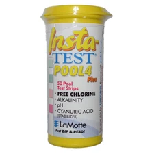 Lamotte Insta Test Strips Pool 4 Plus Free Chlorine Alkalinity Cyanuric Acid pH