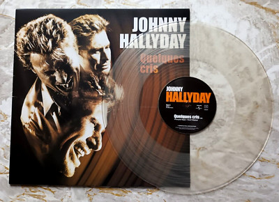 JOHNNY HALLYDAY - Some Cris - Vinyl Maxi 45T (Vinyl Transparent) 2000