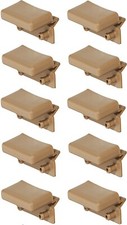 10x support lattes pour sommier 55mm - 56mm plastique embout lit meuble flexible