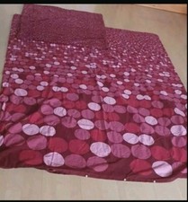 Ikea Bettwäsche Set 2-tlg. Smörboll Weinrot Pink Rosa Bezug 140x200 Kissen 80x80