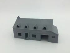 Country Home with Dormers + Garage + Shed - Z Scale 1:220 - No Assembly Required