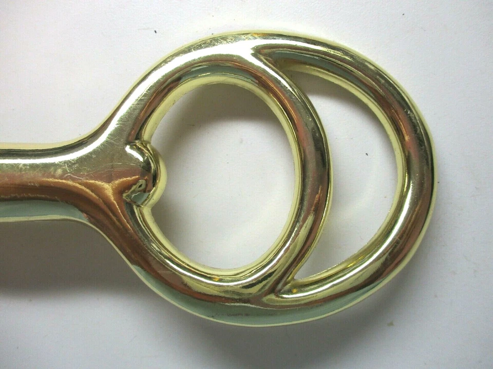 Ceiling Fan Paddle Bracket Arm Repair Bright Shiny Brass 3" Width See Sketch 1 - Image 4 of 4