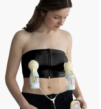 Medela 3 in 1 Pumping and Nursing Bra, Hands Free Pumping Bustier M 1559