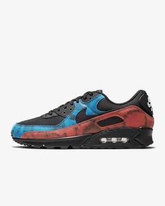 Nike Air Max 90 Black Laser Blue Crimson White Men's Trainers All Sizes |  eBay