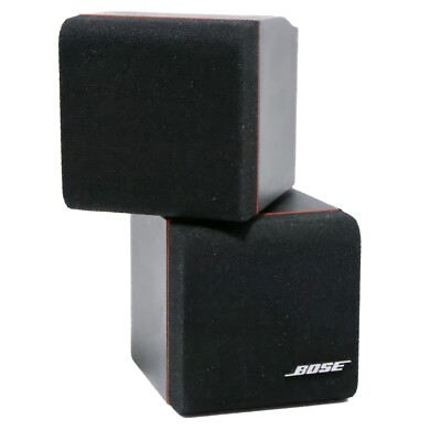 1X BOSE Doppelcube Haut-Parleur BLANC / NOIR Lifestyle & Acoustimass