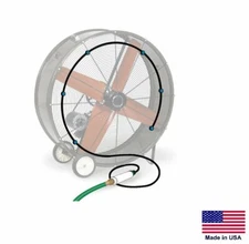 DRUM FAN with Misting Kit - 42" - 1/2 Hp - 115/230V - 1 Ph - 2 Spd - 14,445 CFM