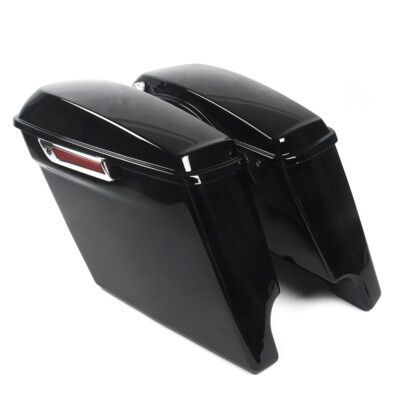 Stretched Extended Hard Saddlebag for Harlay Touring Electra Road Glide 2014-up