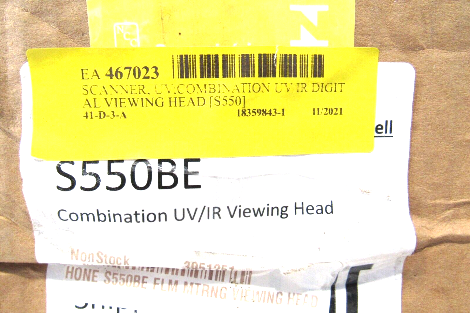 NEW HONEYWELL S550BE UV/IR VIEWING HEAD | eBay