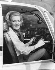 The British aviator Sheila SCOTT plane preparing to take off - 1966 Old Photo