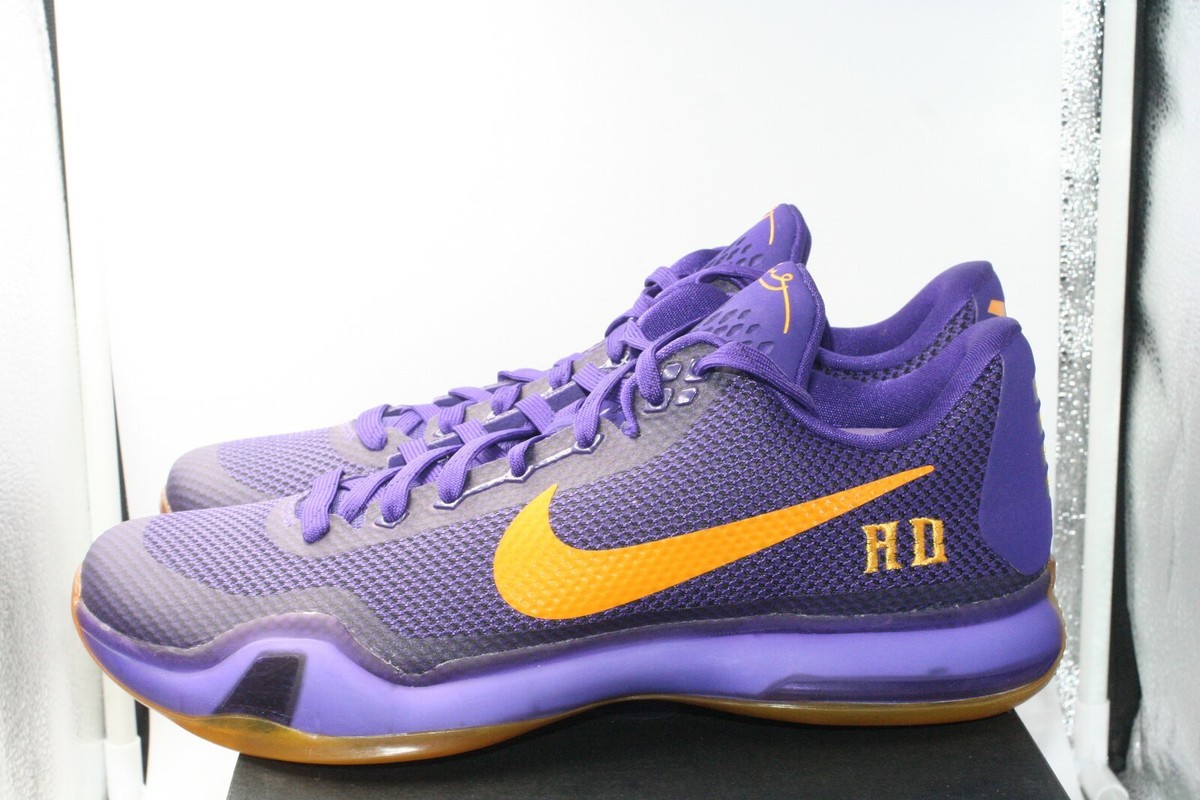 Kobe Nike シューズ 9 .5(US) イエロー/パープル Nike Kobe IX Elite Team Showtime Purple Gold Yellow LA