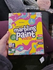 Dan Darci Marbling Paint Art Kit for Kids Arts and Crafts for Girls Boys Ages 6
