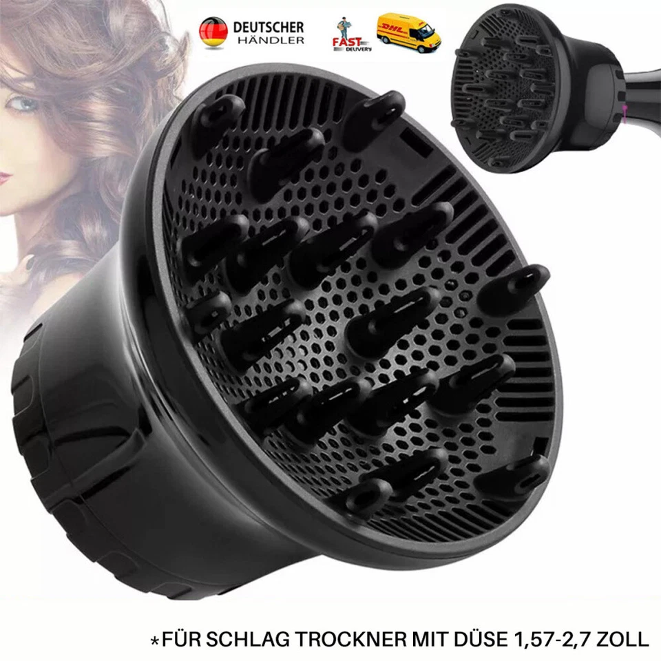 Universal Haar Diffusor Diffuser Haare Föhn Anpassungsfähig für Schlag Trockner - Bild 3 von 4