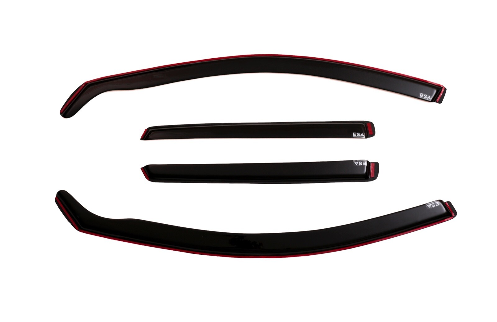 WIND RAIN SUN SMOKE GUARD DEFLECTORS FOR AUDI A3 S3 8V Hatchback 2012