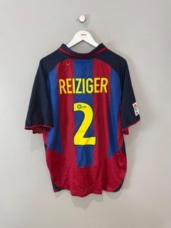 BARCELONA 2003/04 HOME SHIRT (XL) NIKE ORIGINAL VINTAGE FOOTBALL SHIRT