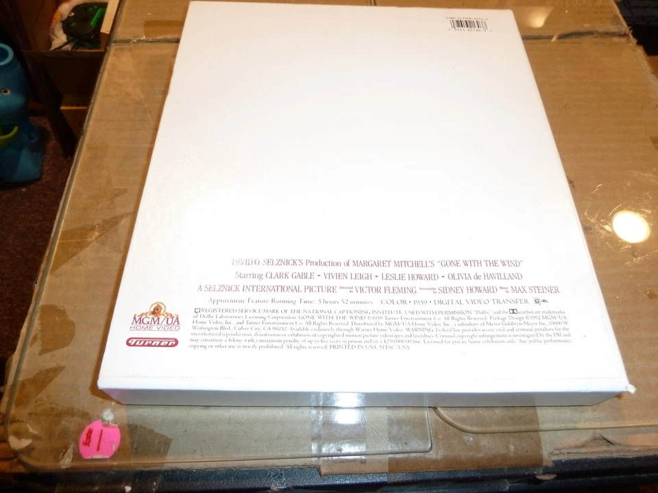 Gone With the Wind (VHS, 1990, 2-Tape Set, Deluxe Edition) - Image 3 of 3