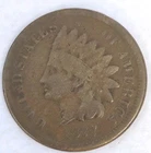 1877 Indian Head Pennys