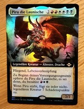 Mtg Magic: # FOIL Ext. Art # Piru die Launisc...
