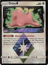 The Pokémon Company Ditto Prism Star 154/214 Lost Thunder Holo English 2018 on eBay