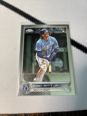 2022 Topps Chrome Update Series Rookie Bobby Witt Jr. Kansas City Royals #USC35