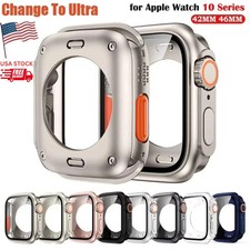 Full Cover Case Screen Protector For Apple Watch Series 11 10 9 8 7 6 SE 42/46mm