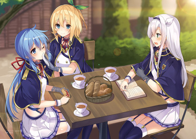 Rokudenashi Majutsu Koushi To Akashic Records Anime Playmat Desk Mat 24x14in