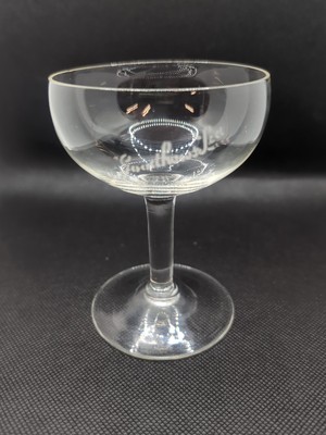 Vintage Good Hews Ltd Glas Champagner Coupe