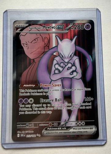 Pokémon TCG - Team Rockets Mewtwo EX 213/182 Destined Rivals - Ultra Rare - NM
