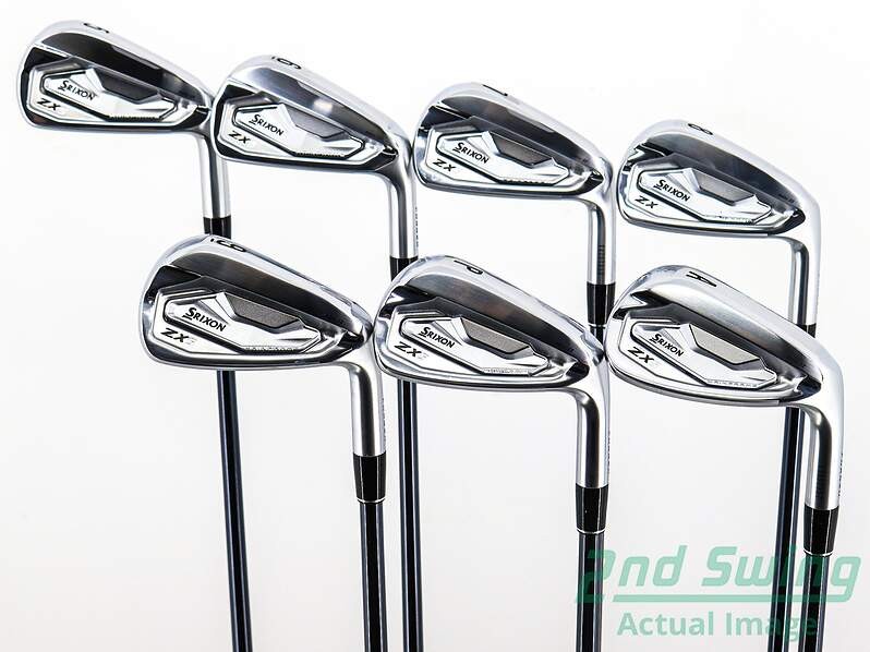 Mint Srixon ZX5 MK II Iron Set 5-PW AW Graphite Senior Right STD